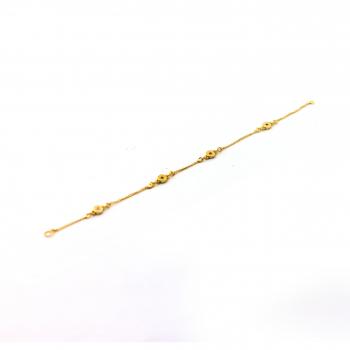 Nickel-Free Gold Plated Zircon  Stone Seated Bracelet 